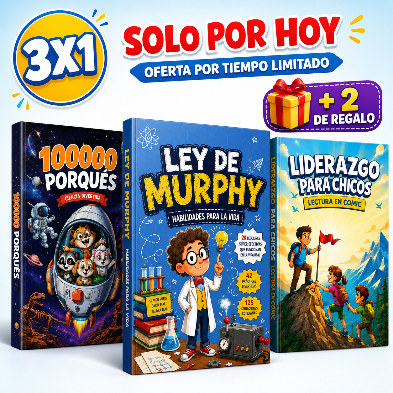 3X1 — Criá un hijo que sabe más, piensa mejor y se anima a liderar