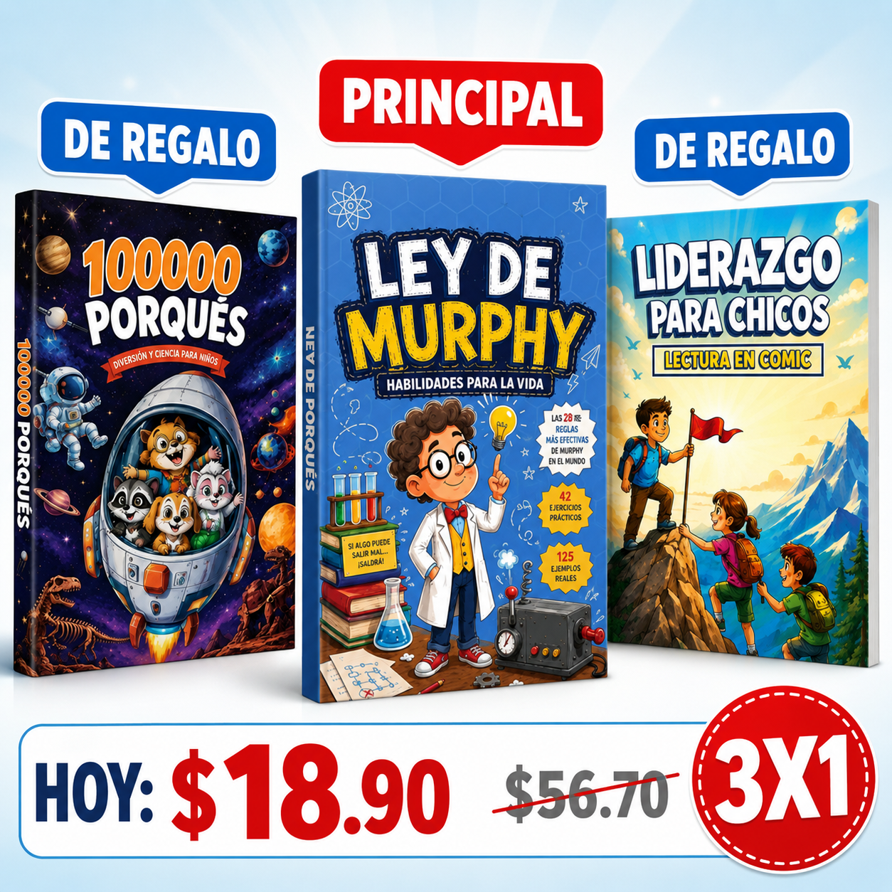 3X1 — Criá un hijo que sabe más, piensa mejor y se anima a liderar